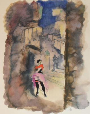 Aquarelles Picart Le Doux Mac Orlan EO 1947 Num Curiosa