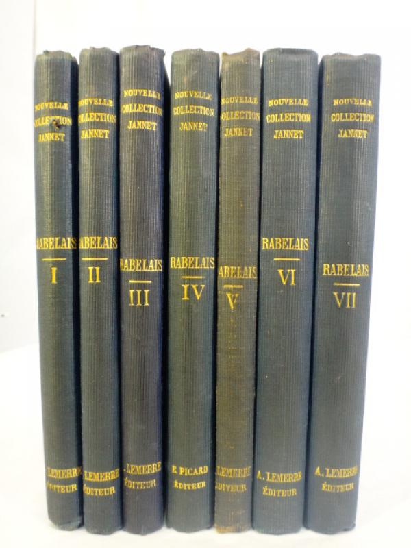 Rabelais Oeuvres Etablies Par Picard Variantes Notes Glossaire Jannet 1867 Ebay - 