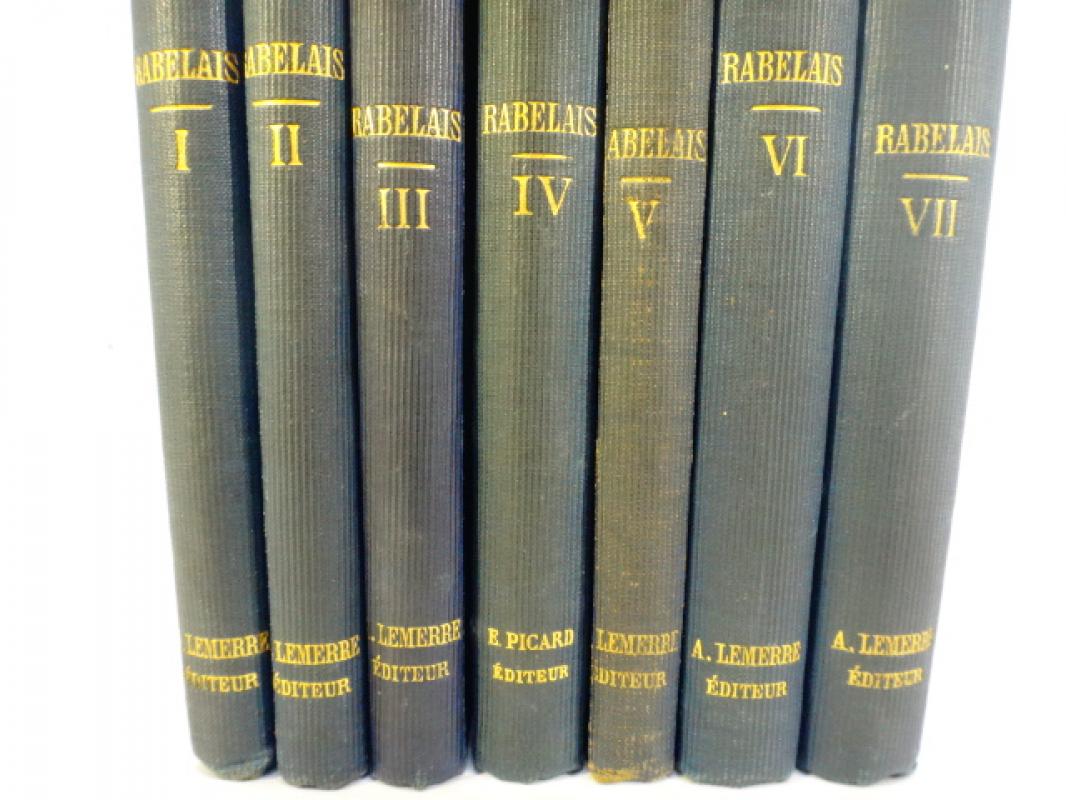 Rabelais Oeuvres Etablies Par Picard Variantes Notes Glossaire Jannet 1867 Ebay - 