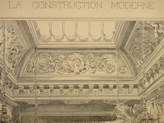   Gabriel PASQUIER Architecte Interieur SALON 1890 Paris